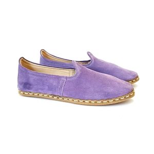 Handmade Purple Leather Shoes size 40 like Sabah
